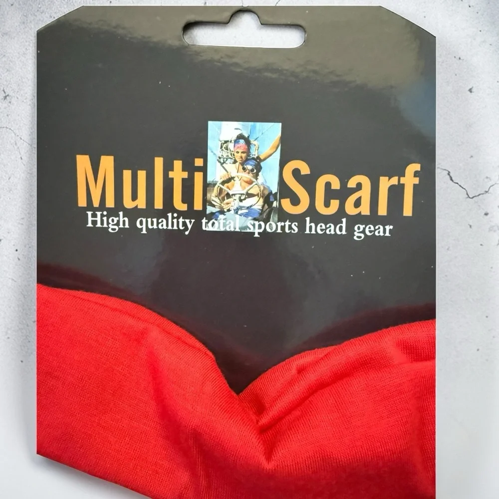 Multi-Scarf High Quality Total Sports Headgear Muti-Functional-Red